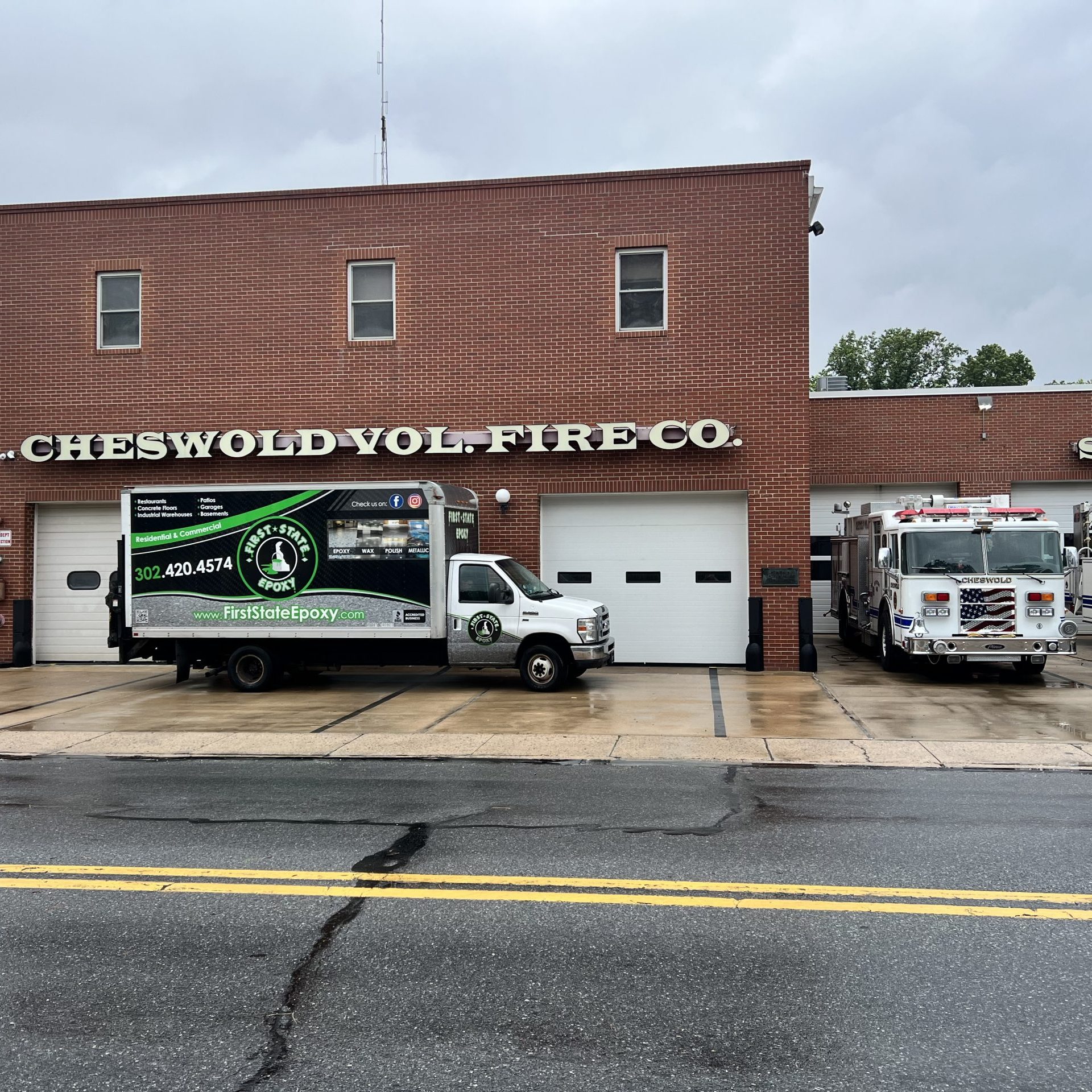 fire station epoxy flooring